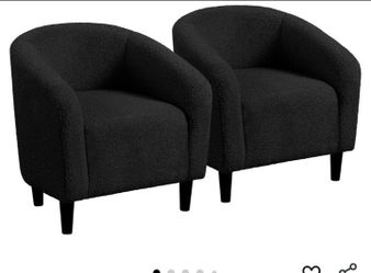 Black Teddy Bear Accent Chair Set