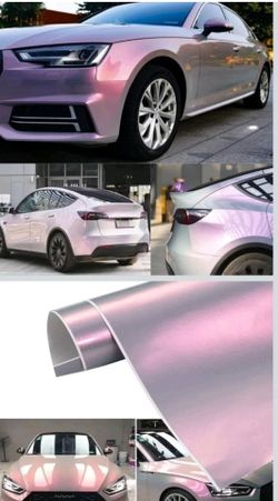 Chameleon Vinyl Wrap Grey to Red Adhesive Car Body FilmDecal Sheet Roll 60'x59'