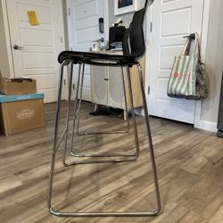 Black Bar Stools (full bar Height) 