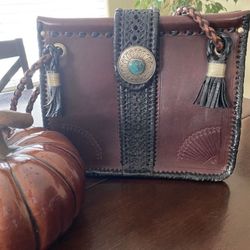 Southwestern Leather Purse