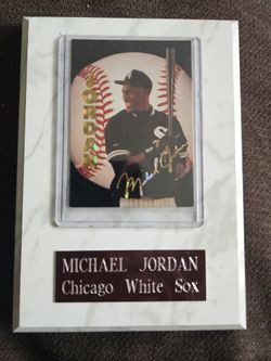 Michael Jordan White Sox Card