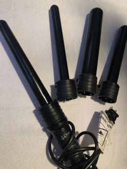 Curling wand with 3 attachments $10