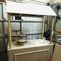 Wooden Candy/ Snack Cart