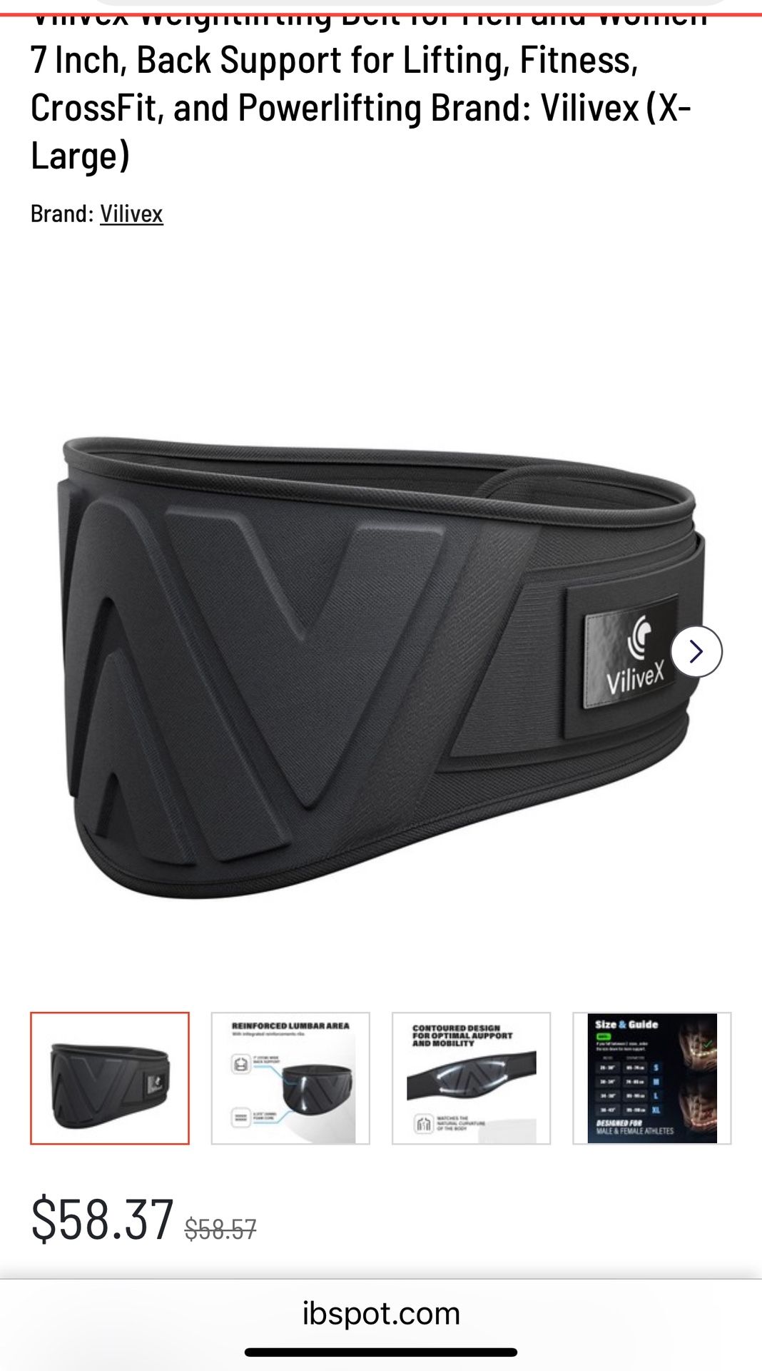 Weightlifting Belt