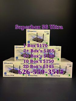 Superbox S6 ultra new 2024 Model Wholesale reseller S6 Ultra super box