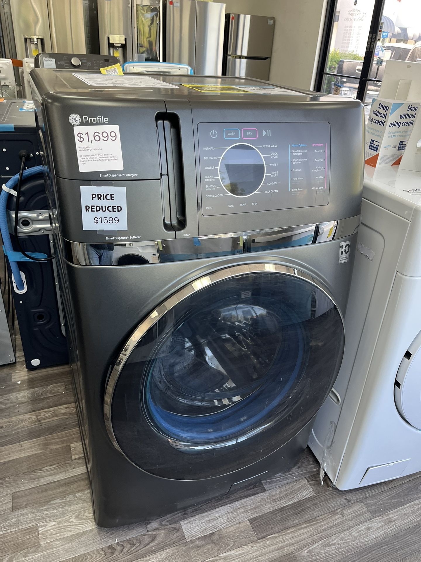 $1599 GE Ventless Washer/Dryer All In One Machine, Open Box, 1 Yr Warranty
