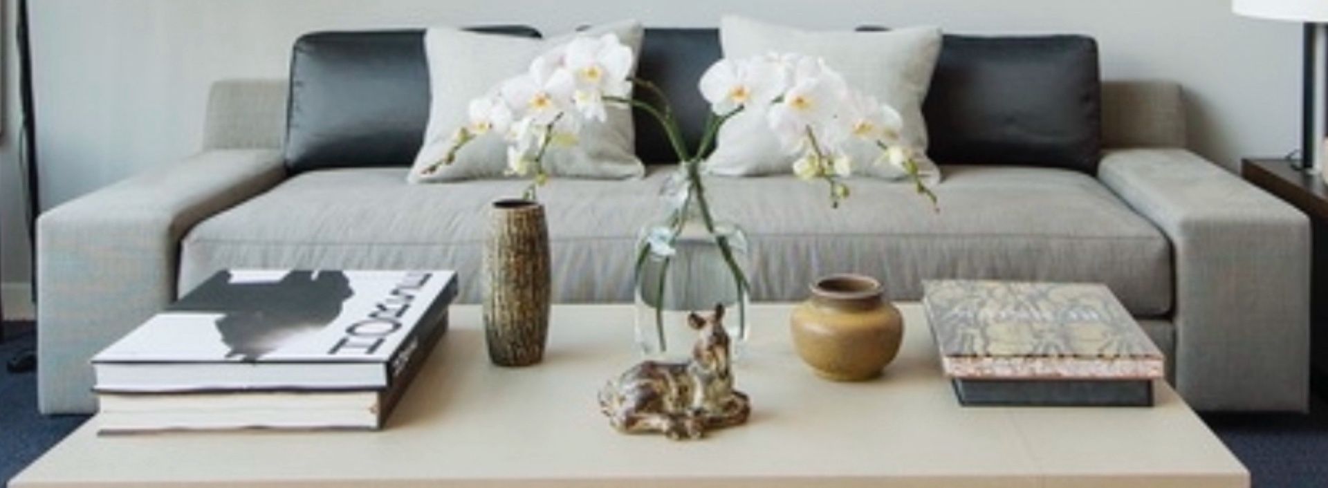 🛋️ Custom Liagre-Inspired Sofa – 96” Long – Like New