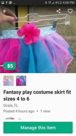 Costume skirt