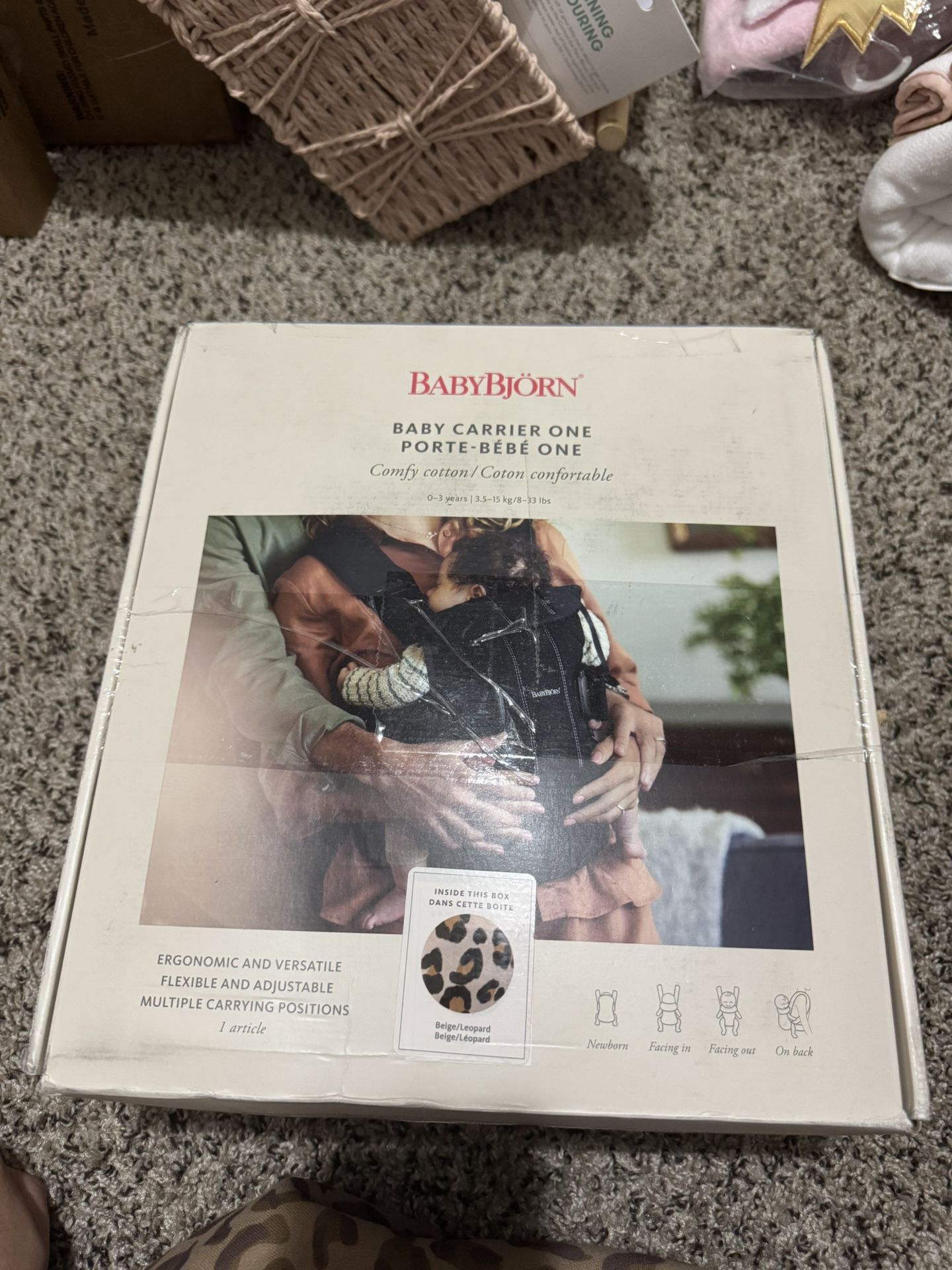 Baby Bjorn Leopard/Cheetah Baby Carrier One