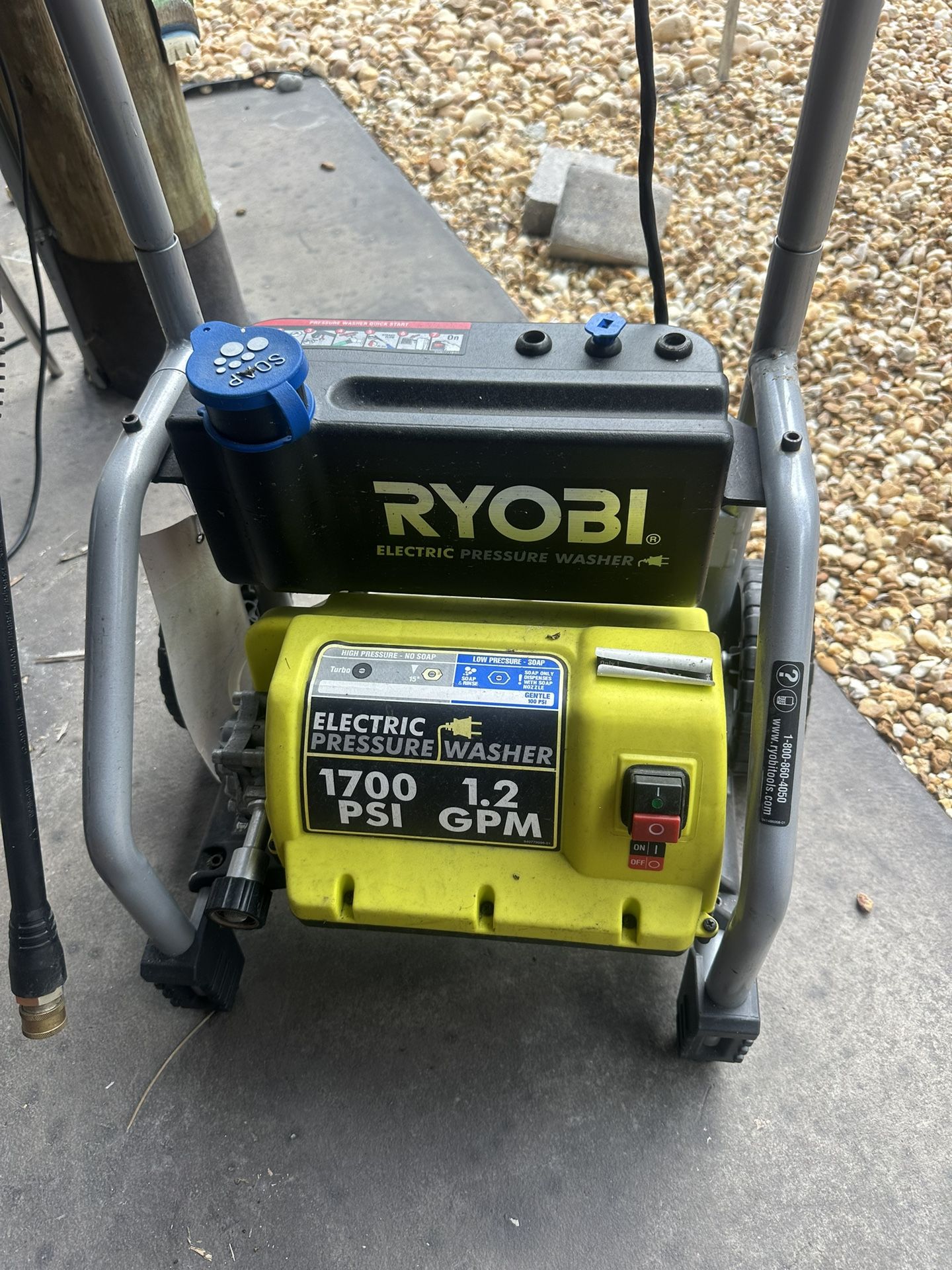 RYOBI Pressure cleaner 1700 psi