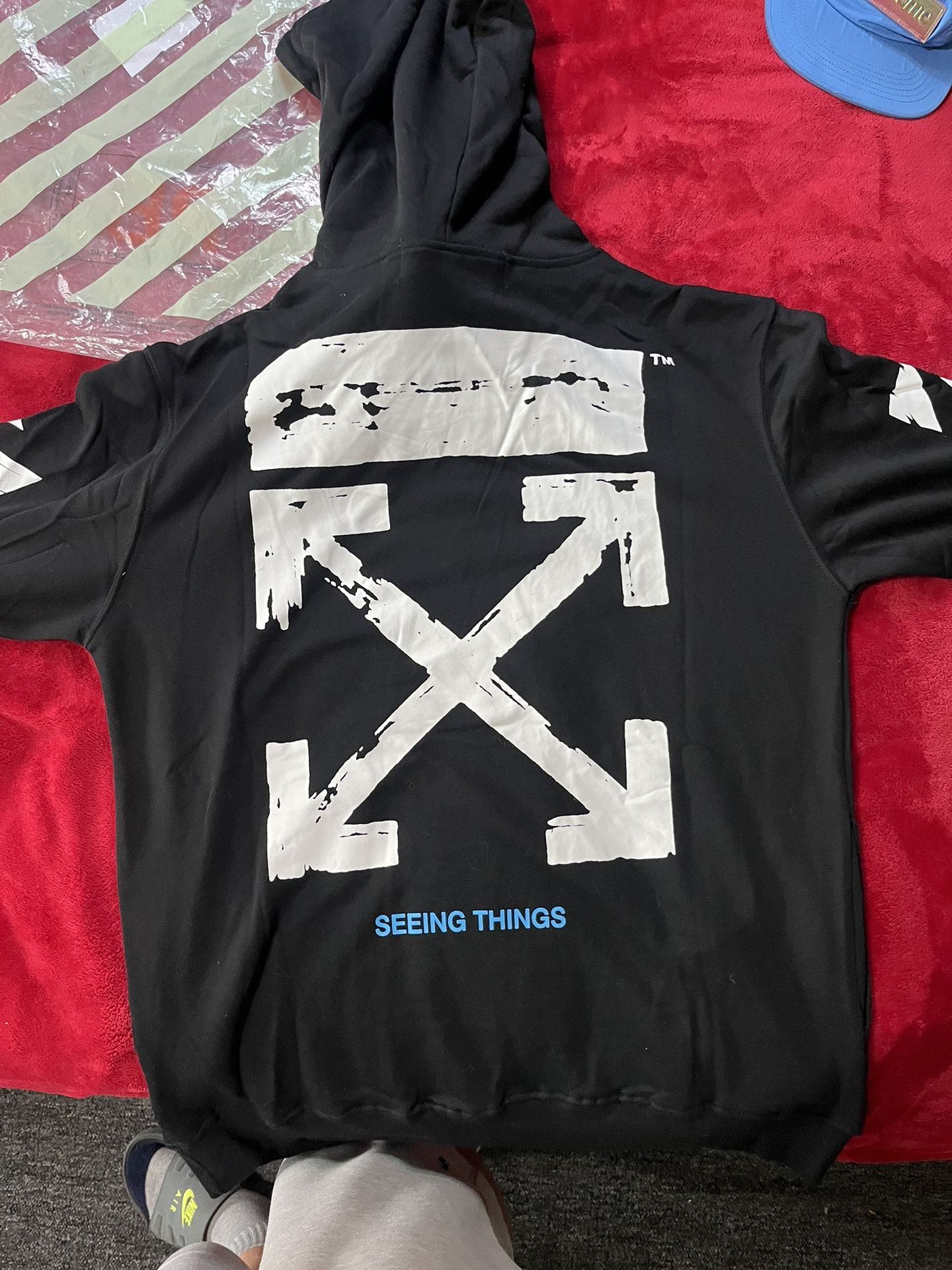 Off white seeing things hoodie cheap 2013