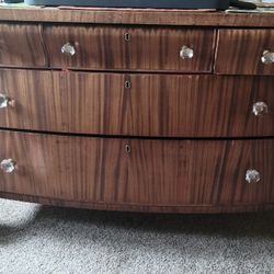 Antique Dresser With Mirror