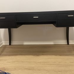 Crate & Barrel Baronet Wood Desk