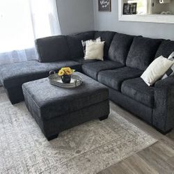 Dark Grey Sectional Sofa