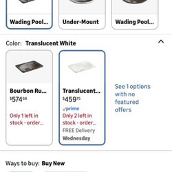 Wading Pool Rectangle Kohler 