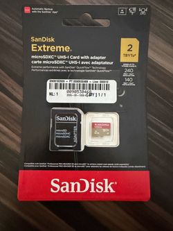 2Tb Sandisk Extreme Micro Sd Card Brand New Sealed