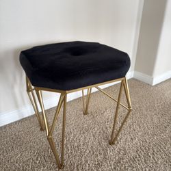 Black and Gold Stool