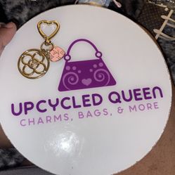 Pink & Gold Keychain/bag Charm