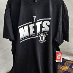 Men's NBA Apparel Broollyn Nets Kevin Durant #7 T-Shirt Size 2XL Black