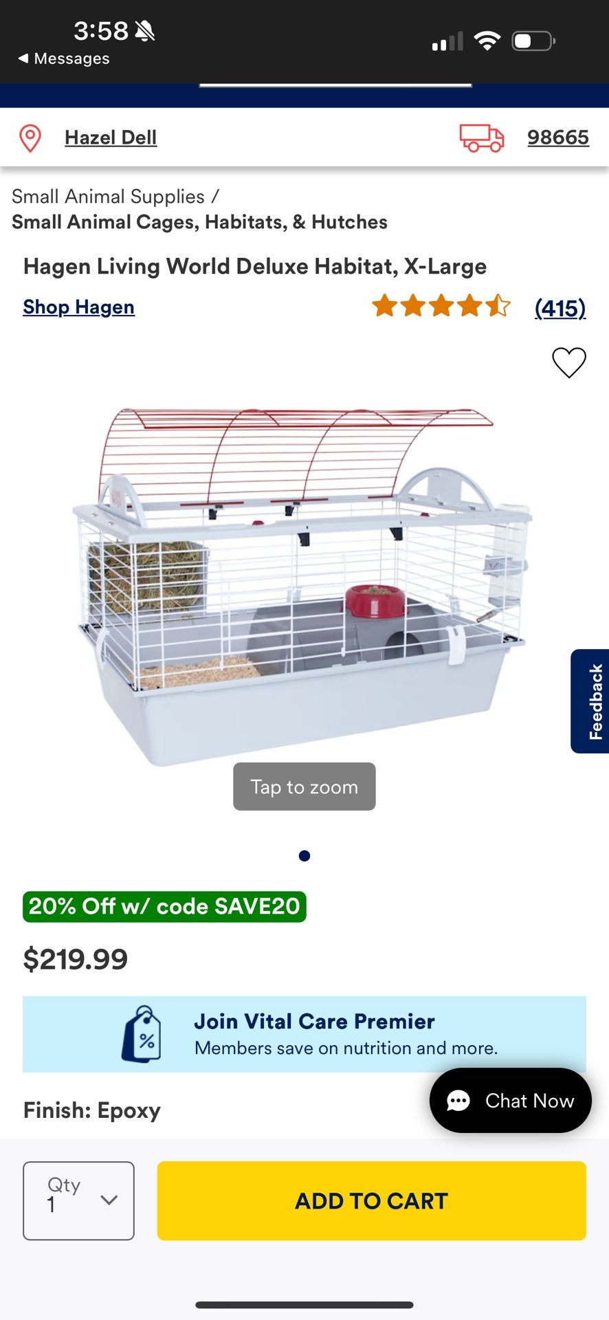 Rabbit Or Small Pet Cage