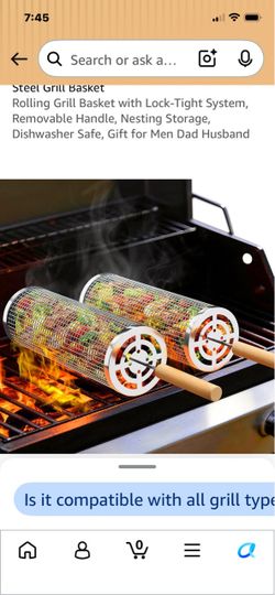 NEW GRILL BASKET ROLLERS