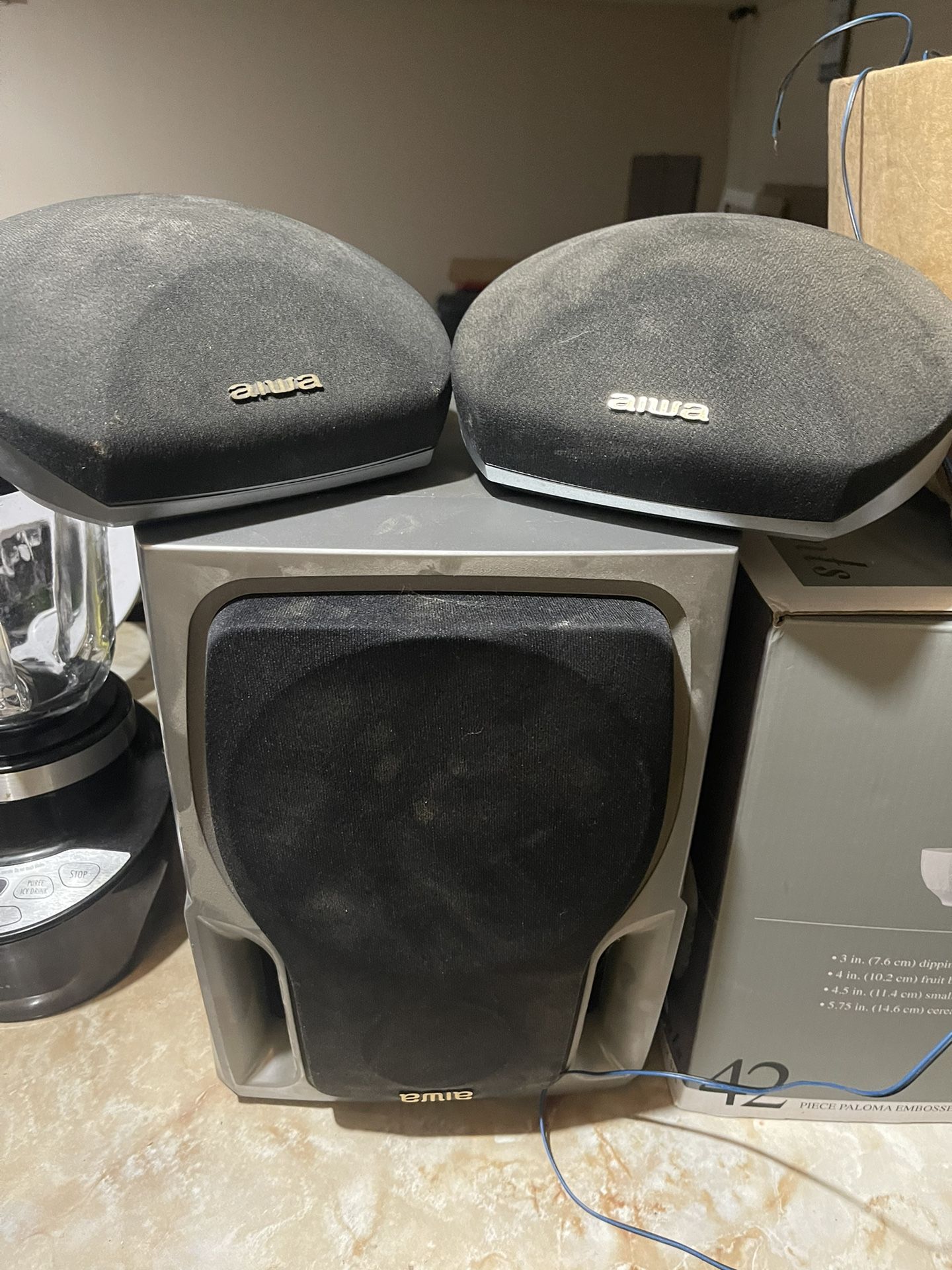 A Set Of Aiwa  Speakers For Sale