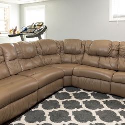 Tan Sleeper Sectional