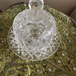 Crystal Cover Dish