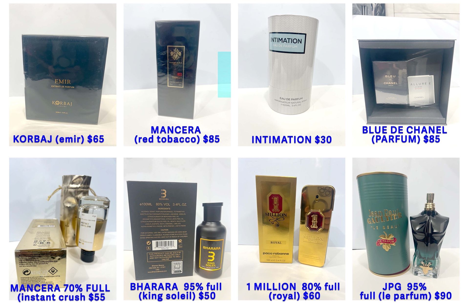 COLOGNES & FRAGRANCES