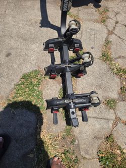 Bike hitch rack