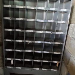 Bolt Bin / 42 Pidgeon Hole/ Industrial/ Preowned 