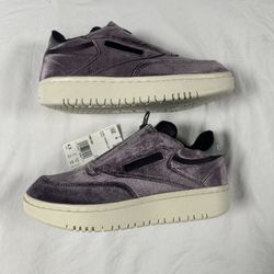 Size 6.5 - Reebok Club C Double Purple