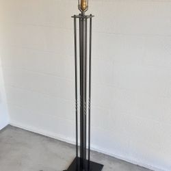 Heavy Wrought Iron Floor Lamp