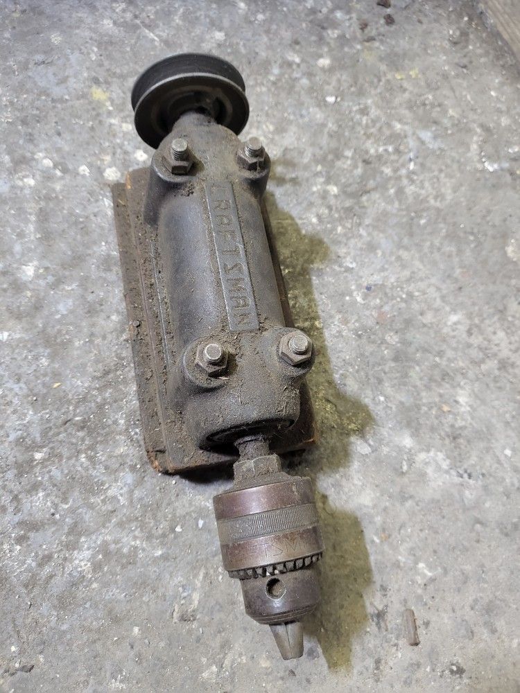 Craftsman Ball Bearing Mandrel / Arbor USA Shop Tool Classic Vintage Antique Tools Garage