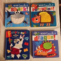 Set of 4 Children's Sensory Books
