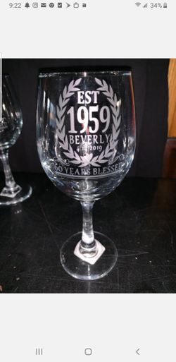 Custom glassware