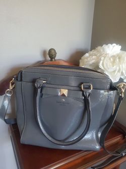 Kate Spade New York Gray Satchel Crossbody