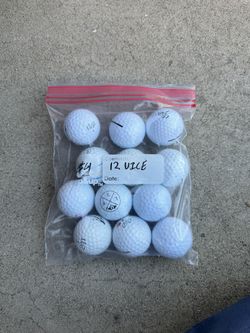 12 Vice Golf Balls