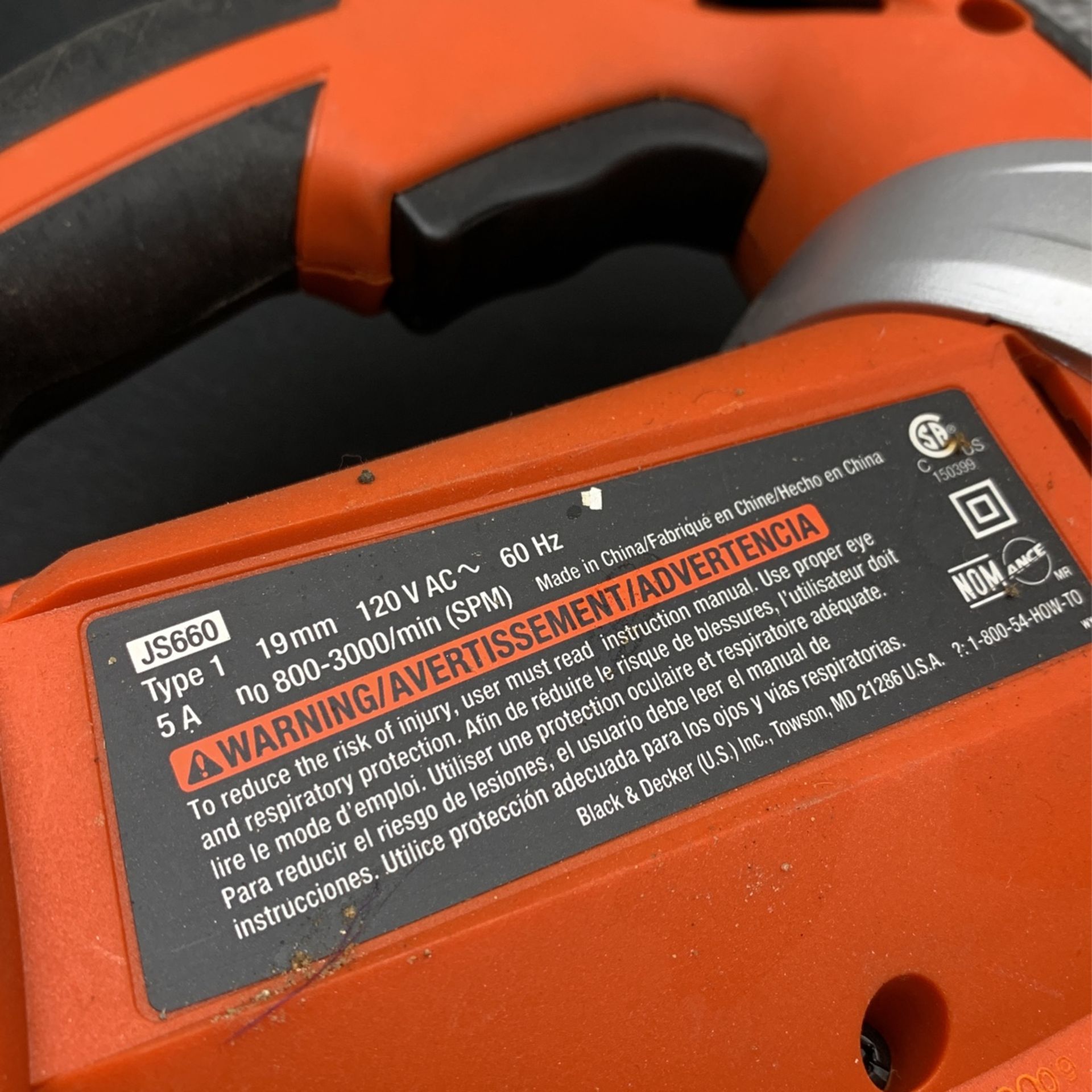 Black and Decker JS660 Corded Jigsaw for Sale in Snellville, GA OfferUp