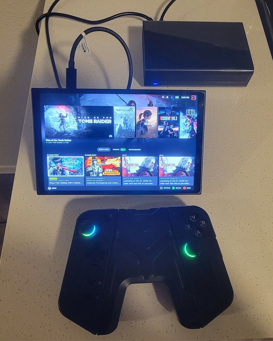 LEGION GO (512 GB) + EGPU RX 7600M XT (8GB)