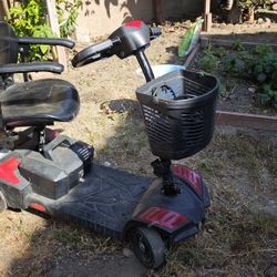Free four wheeled electric scooter