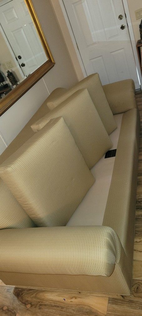 Sofa With Matching End Tables And Coffee Table