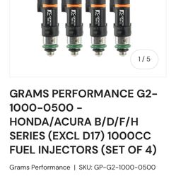 Honda 1000 Cc Injectors Fit D/b/f/h Series 