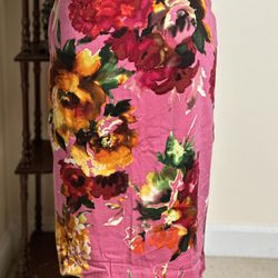 Floral Pencil Skirt