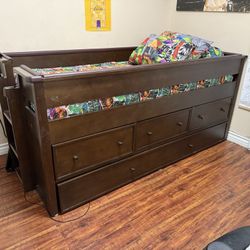 Pottery Barn Elliot Captains Kids Bed with Trundle and Storage