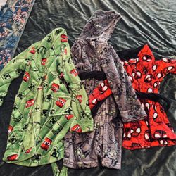 Boys bath robes Sizes 8 And 4T