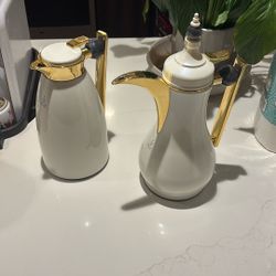 coffee and tea pot straight out of saudi arabia, coffe thermos, tumbler, coffee carafe, glass insulated