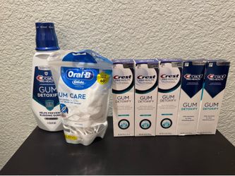 Brand new crest bundle all for ($30)(Cash only)(price is firm)