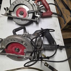 Skillsaw Two Sets. Black And Red. 