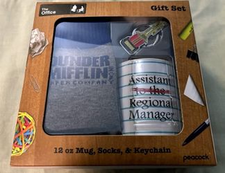 The Office Assistant To The Regional Manager Mug, Socks & Keychain Gift Set